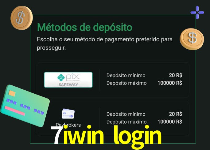 O cassino 7iwin login oferece uma grande variedade de métodos de pagamento
